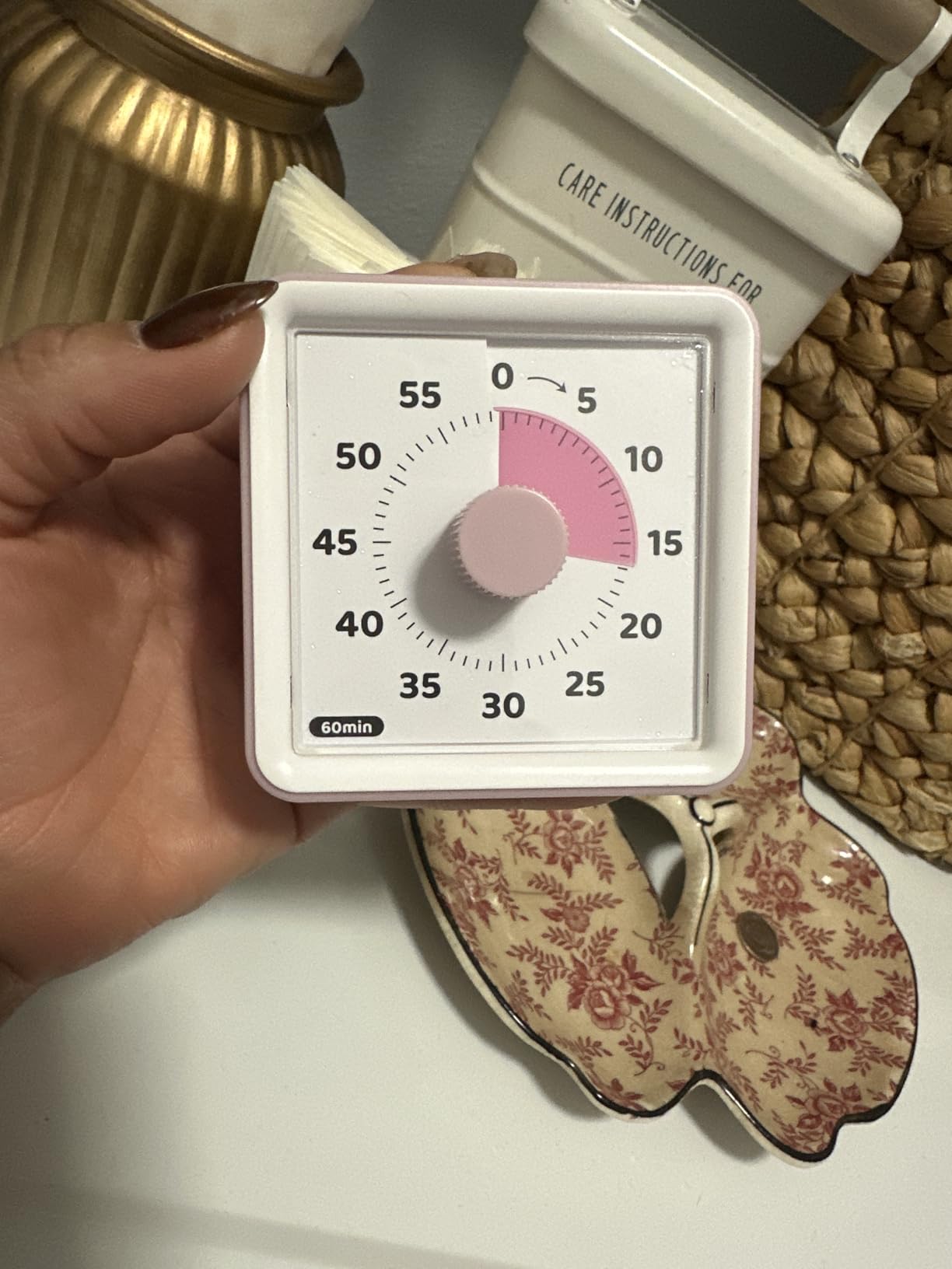 LIORQUE Visual Timer for Kids, 60-Minute Countdown Timers for Classroom Office Kitchen with Silent Operation, Kids Timer for Teaching (Batteries Included) customer photo 2