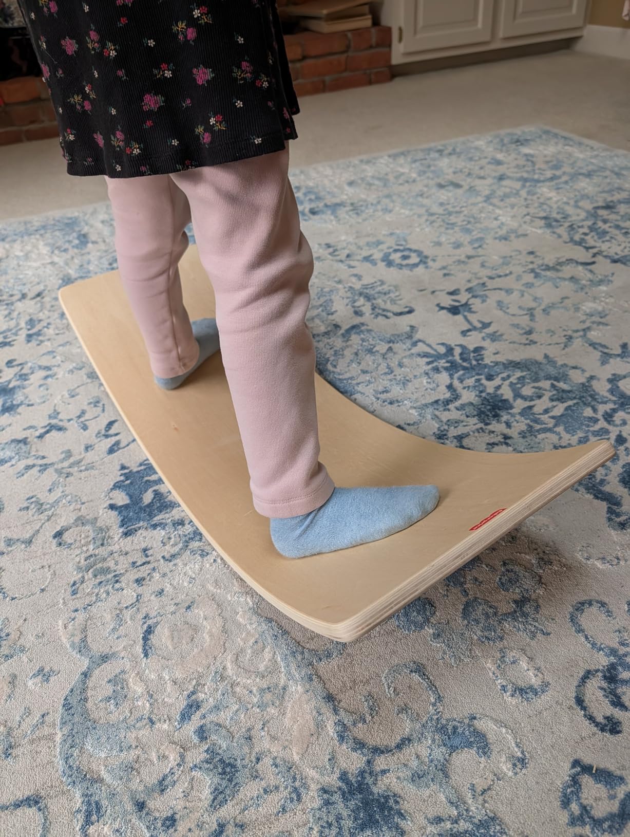 Fisher-Price Wood Montessori Toy Rockin' Balance Board, American Montessori Society Seal of Excellence, 31.7-Inch Wooden Motor Skills Learning Activity for Kids Ages 3+ Years (Amazon Exclusive) customer photo 2