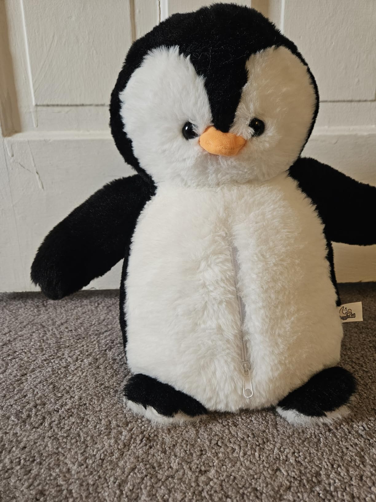 Penguin Sensory Weighted Vibrating Pillow, Pressure Activated for Kids Adults, 11x20, Pillow Animal, Calming Therapy for Focus and Balance, Weighted Stuffed Animals, Weighted Plush, Sensory customer photo 1