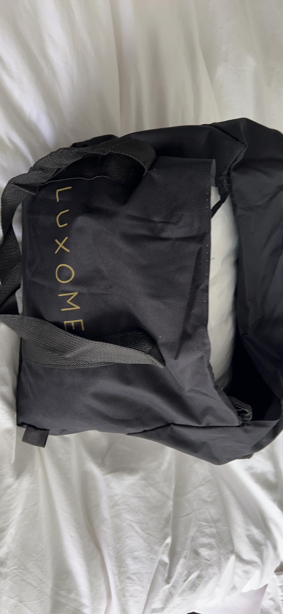 LUXOME Premium Adult Weighted Blanket | Includes Removable Cool & Cozy Cover | 18 lbs | 60