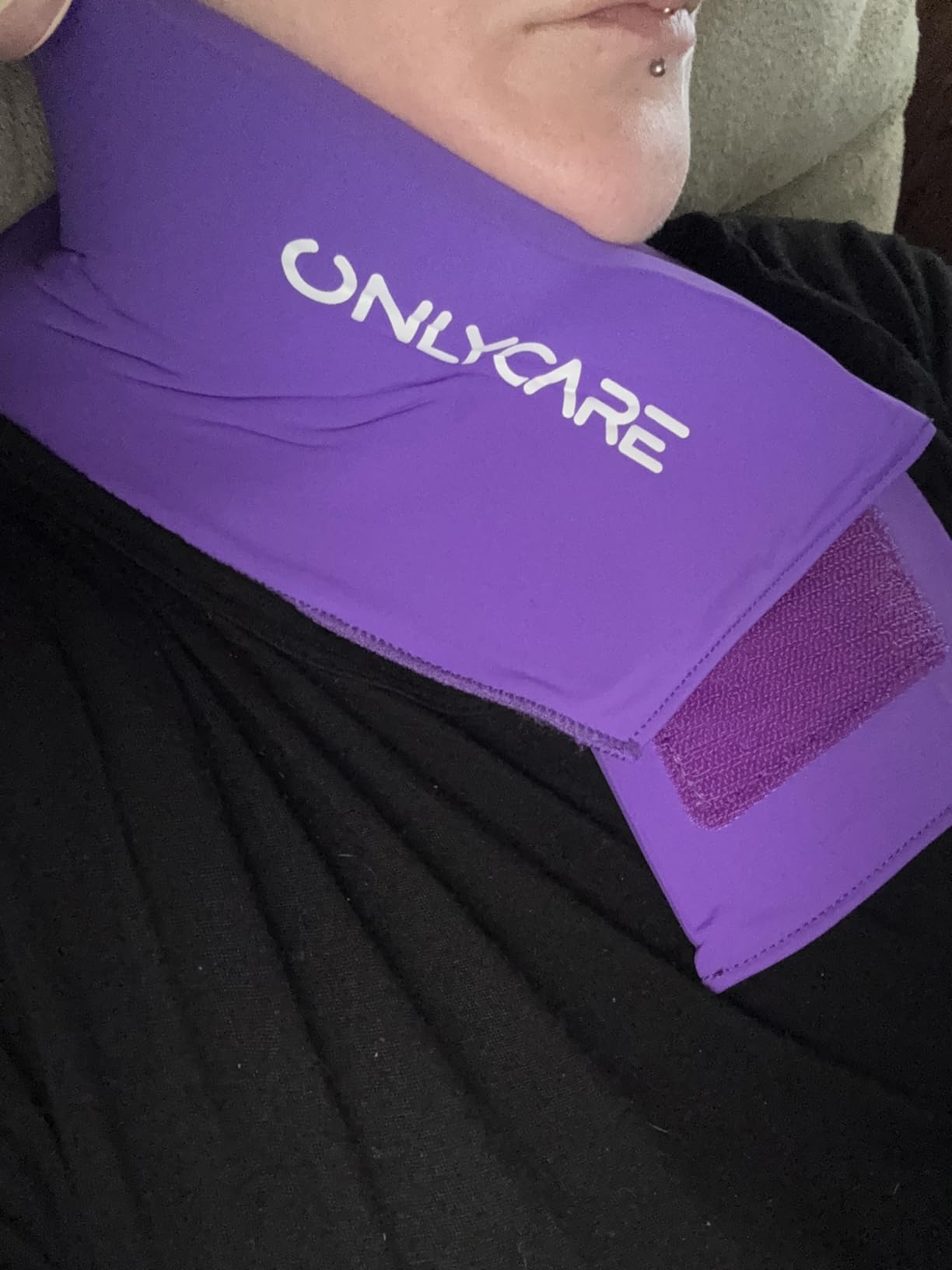 ONLYCARE Migraine Relief Cap and Neck Ice Pack Wrap Gel Set, Upgrade Headache Relief Cap and Shoulder Cold Pack, Hot and Cold Compress, FSA HSA Eligible customer photo 2
