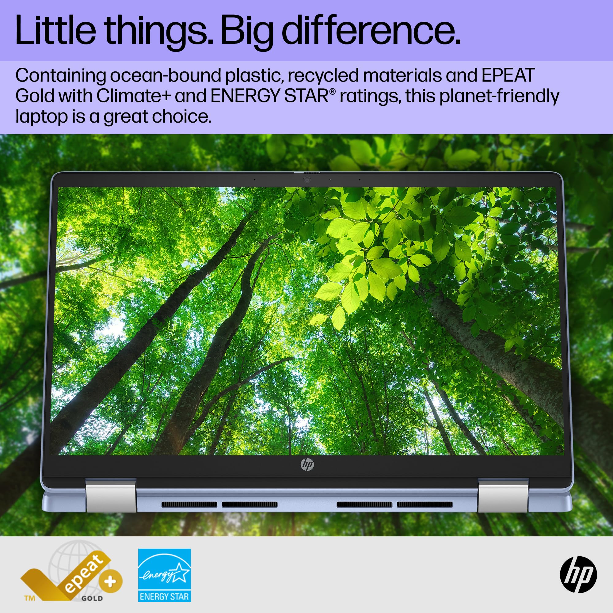 HP Chromebook x360-14inch Touchscreen Tablet - Google Laptop 2in1 - FHD Display - Intel Processor N100 Beat i3-1005G1 - USB C - Long Battery Life - School Kids - 2024 (Stylus Pen, 4GB RAM |64GB SSD) customer photo 2