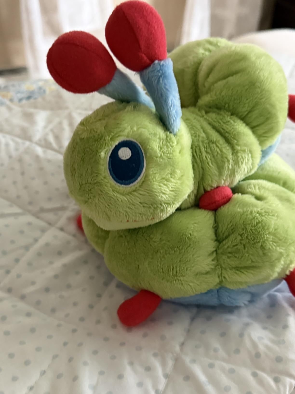 Calmee the Caterpillar Weighted Sensory Plush Toy for Kids, Breathing Exercise & Calming Tool for Focus and Emotional Regulation, SEL Mindfulness Toy for Home & Classroom. Soft, Durable, & Washable. customer photo 2