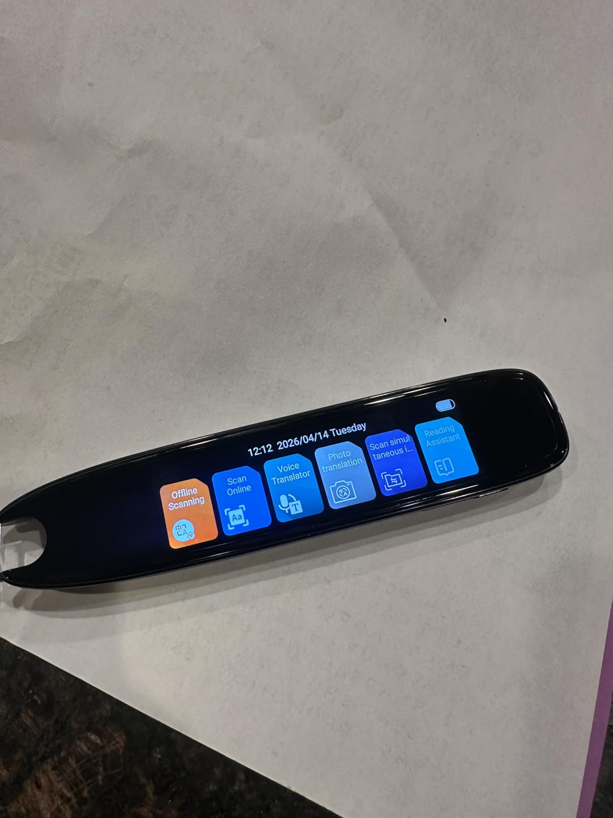 Translation Pen, Scan Reading Pen, Multilingual Translator Device, Text to Speech & Scan-to-Text, Dyslexia Support for Learning Difficulties, Language Learners, Business Travelers & Elderly Users customer photo 1