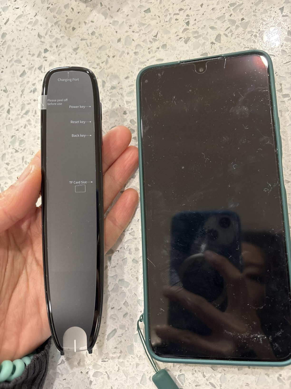 Translation Pen, Scan Reading Pen, Multilingual Translator Device, Text to Speech & Scan-to-Text, Dyslexia Support for Learning Difficulties, Language Learners, Business Travelers & Elderly Users customer photo 2