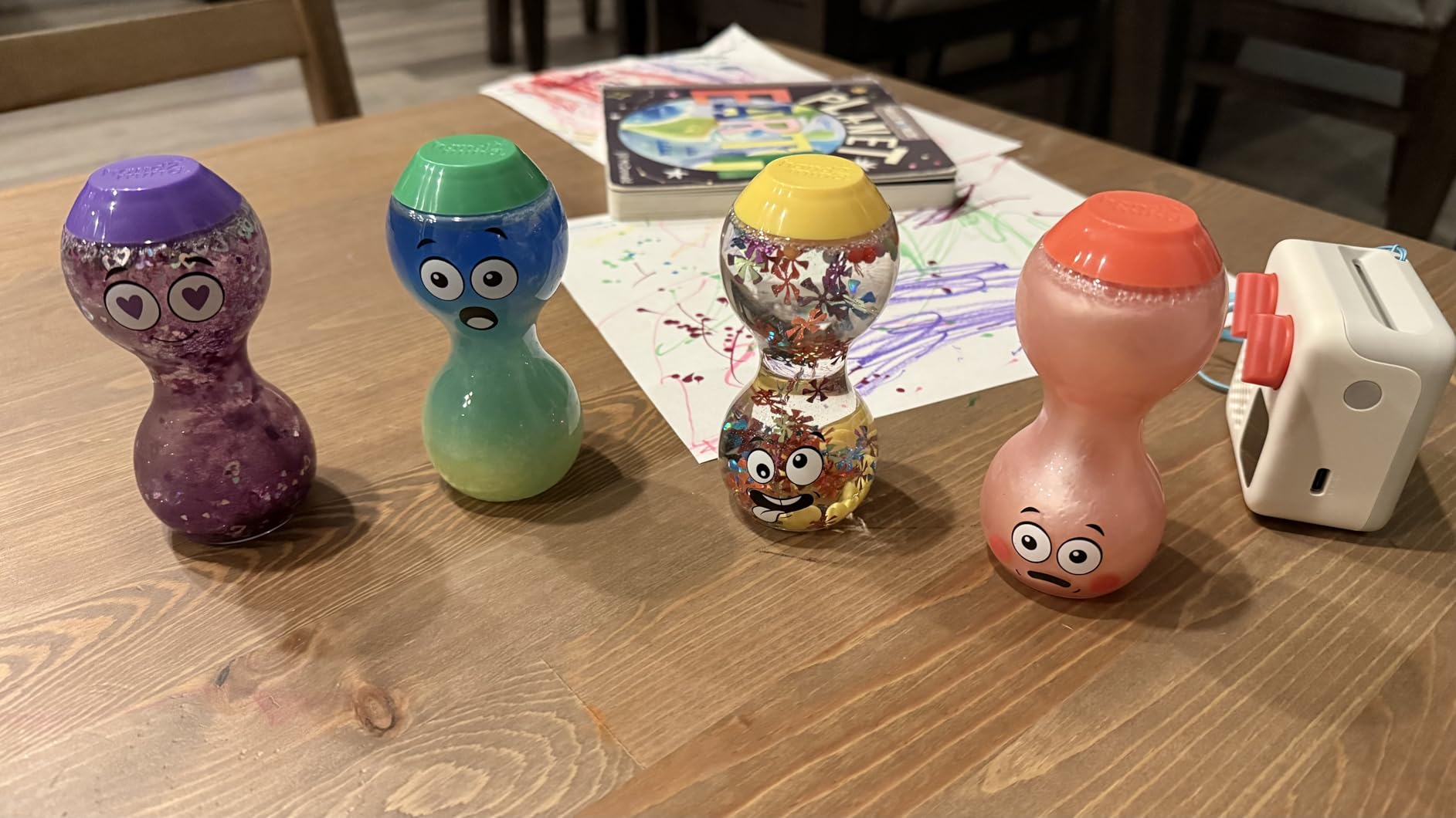 hand2mind Express Your Feelings Sensory Bottles- Secondary Emotions 2, Toddler Sensory Toys, Quiet Fidget Toys, Play Therapy Toys, Calm Down Corner Supplies, Calming Corner, Social Emotional Learning customer photo 2