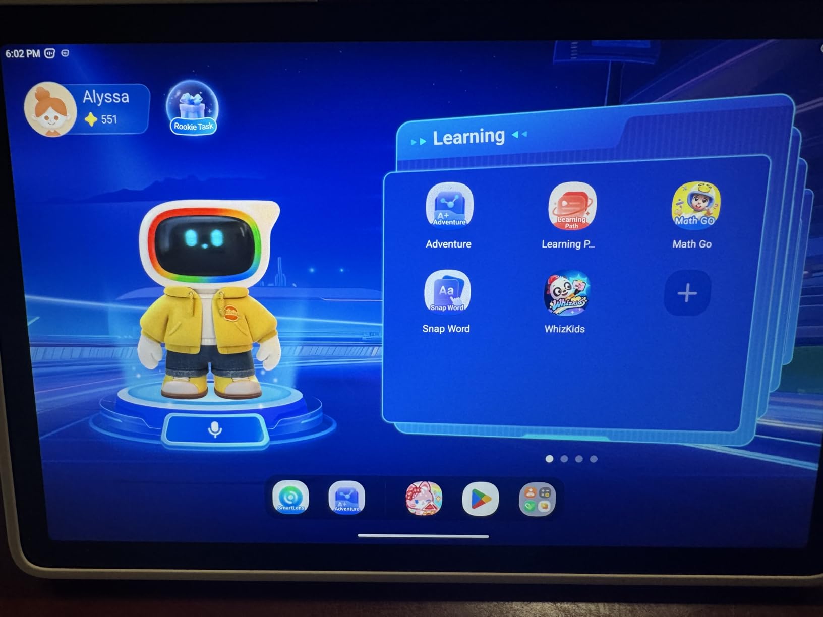 AI Kids Tablet with Parental Control - 50000+ Content AI Tutor Learning Tablet with ELA, Math, ABC, Word, Read, Phonics, STEM for Homeschooler Educational Study for G1 - G6 (TalPad T100, Standard) customer photo 2
