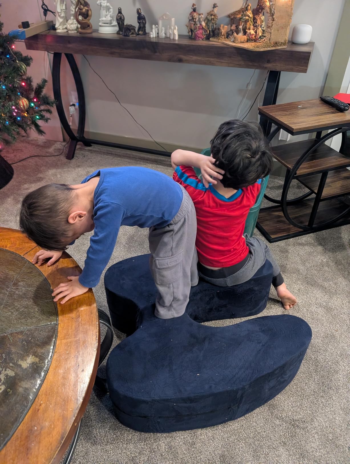 TED KANGAROO Sensory Soft Squeeze Seat - Calming Compression Chair for Kids with Sensory Needs, Washable Cover, Rocking Design customer photo 2
