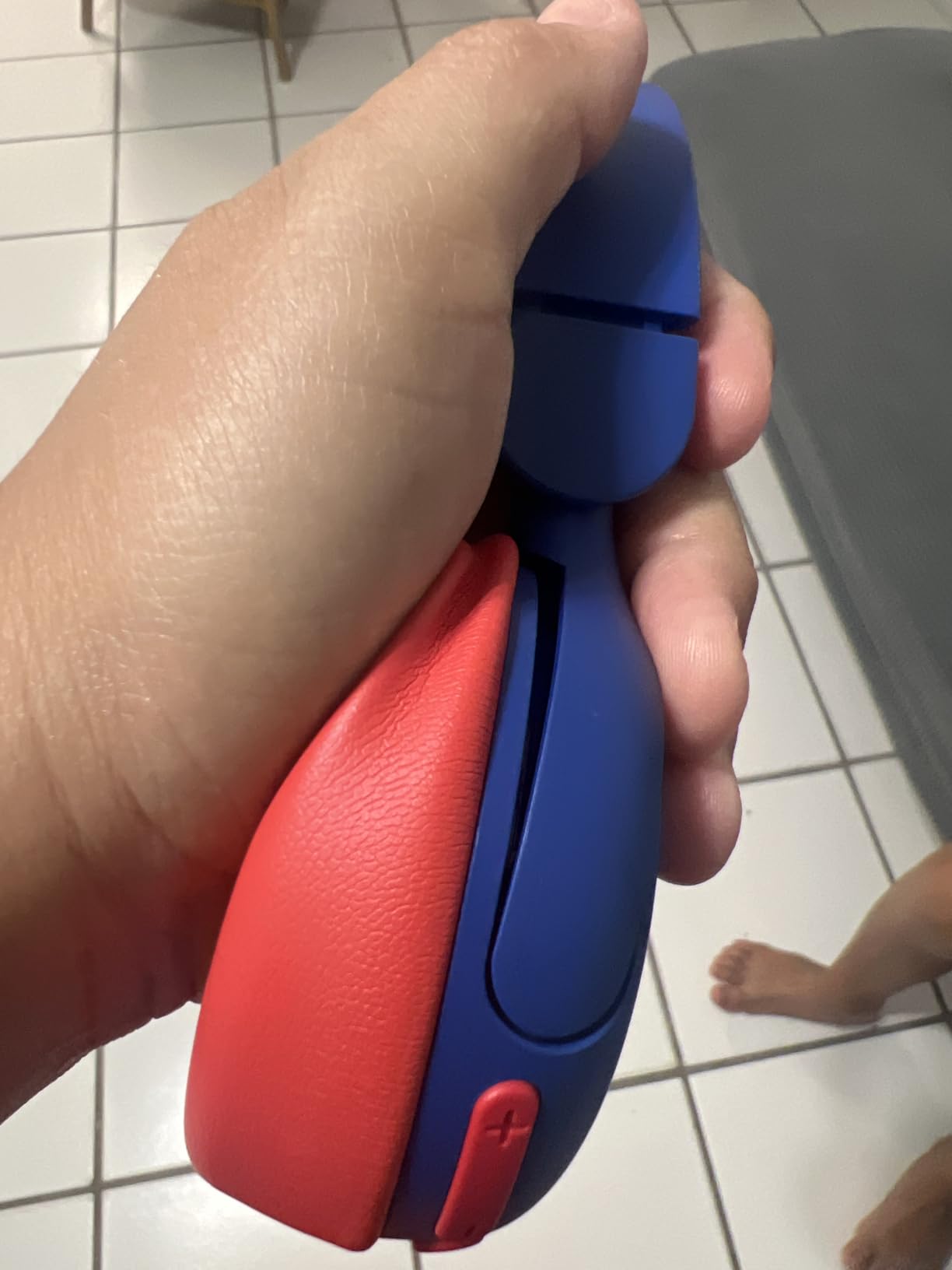 JLab, JBuddies ANC 2 in 1, Kids Headphones, Active Noise Cancelling, Wireless + Wired, Blue/Red customer photo 1