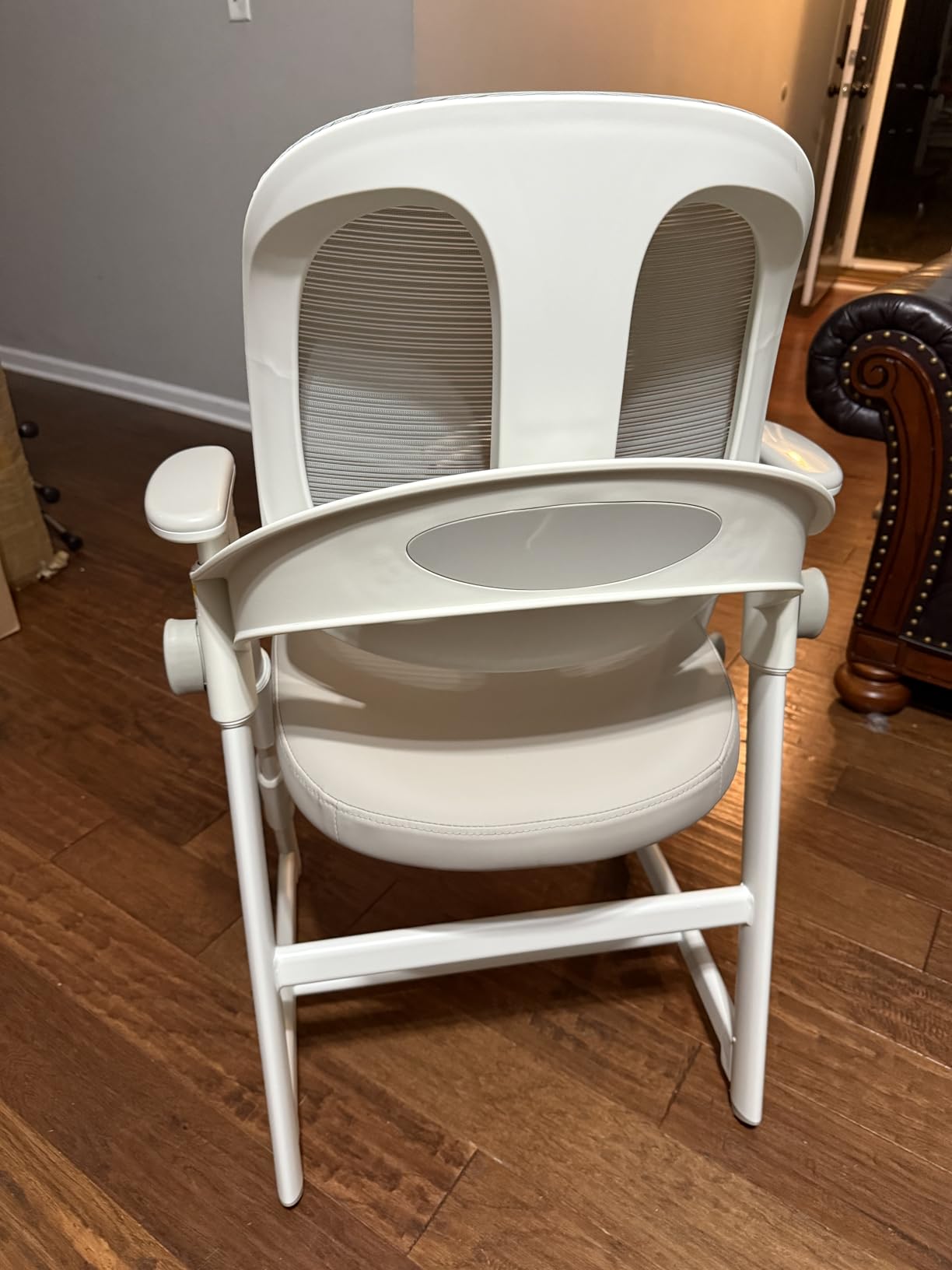Ergonomic Kids' Study Chair, Height Adjustable Kids Desk Chair for Boys Girls, Comfortable for Teenagers Playing, Drawing, Ideal Gift for Children, Students (Grey) customer photo 1