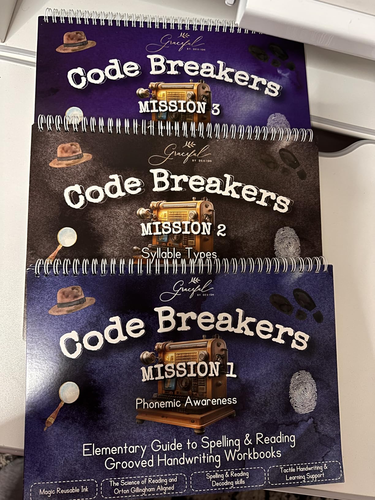 Spy-Themed Elementary Reading and Spelling Set | Orton-Gillingham Aligned Phonics & Decodable Books for Dyslexia | CVC Word Games for Homeschool & Classroom customer photo 1