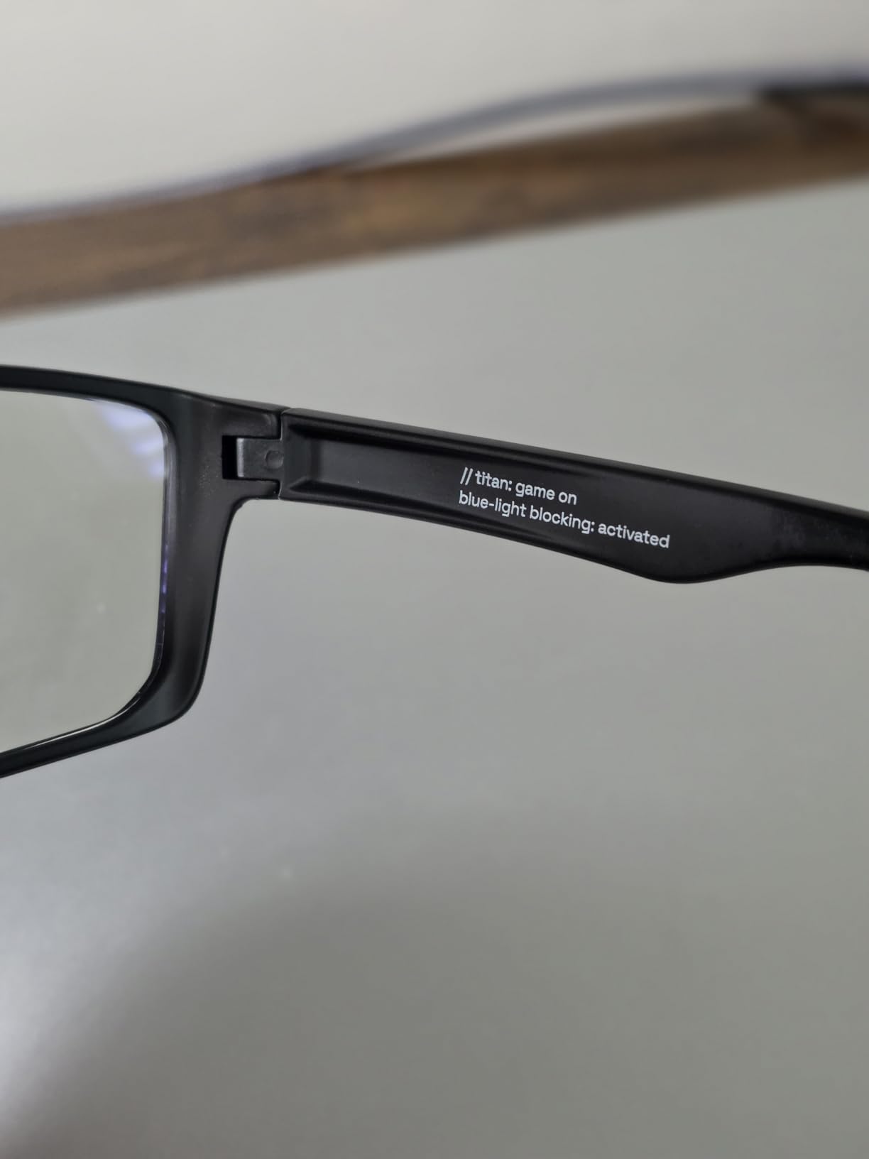 Titan Gaming Glasses, Blue Light Blocking, Night Driving Glasses for Men, Computer Protection, Gift for Gamers customer photo 2