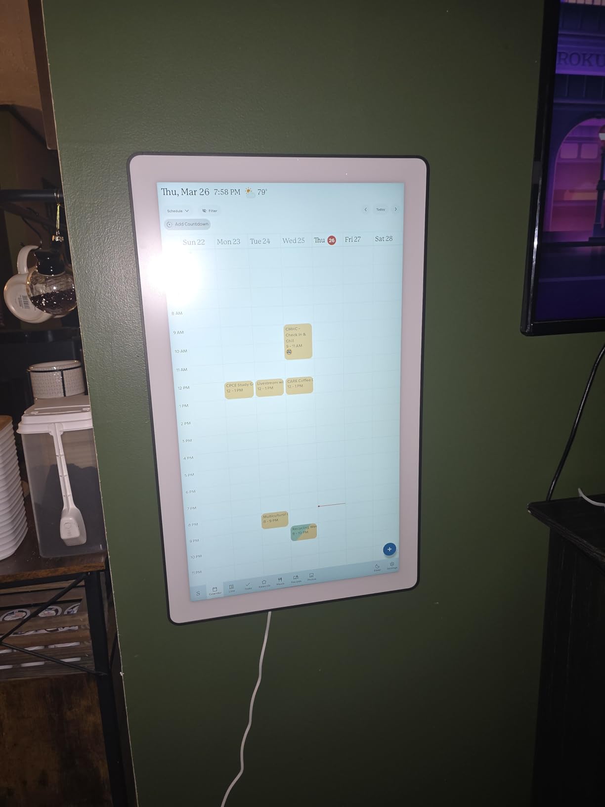 Skylight Calendar Max: 27-Inch Smart Digital Calendar & Chore Chart, Family Organizer with Interactive Touchscreen Display customer photo 1