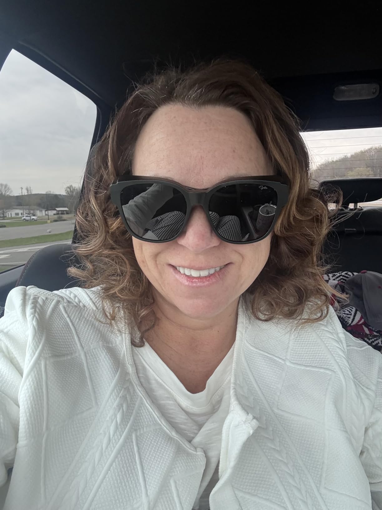 Goiteia Cataract Sunglasses for Light Sensitivity, Super Dark Fit Over Glasses for Post Eye Surgery, Large Wide Wrap Around customer photo 1