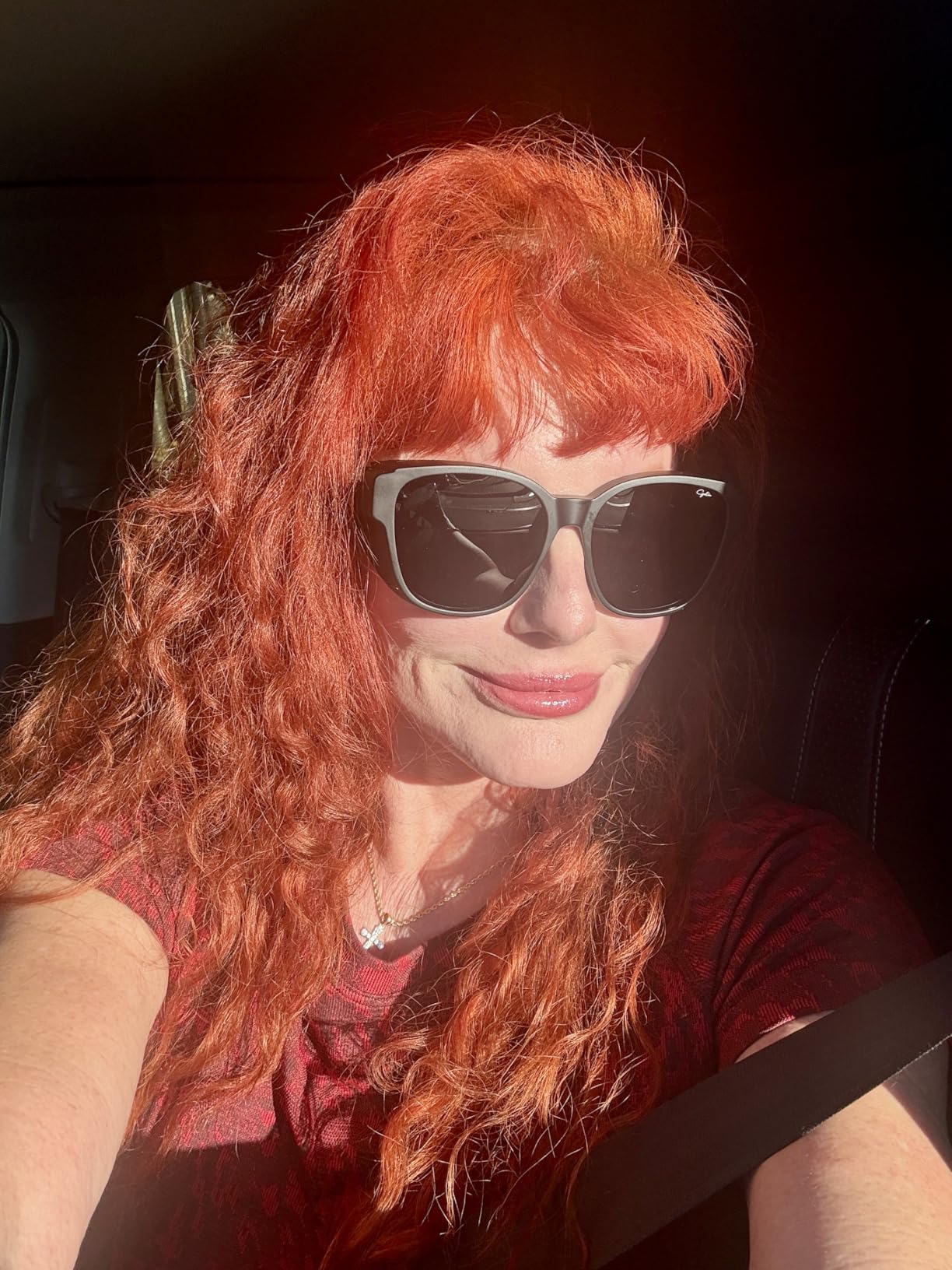 Goiteia Cataract Sunglasses for Light Sensitivity, Super Dark Fit Over Glasses for Post Eye Surgery, Large Wide Wrap Around customer photo 2
