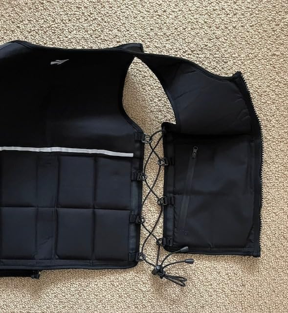 ZELUS Weighted Vest Woman, Adjustable Weighted Vest 1-10lb/ 1-15lb with Removable Z-Fit Soft Iron Weights, for Weight Loss Running Walking Rucking Strength Training, Reflective & Pocket Design customer photo 1