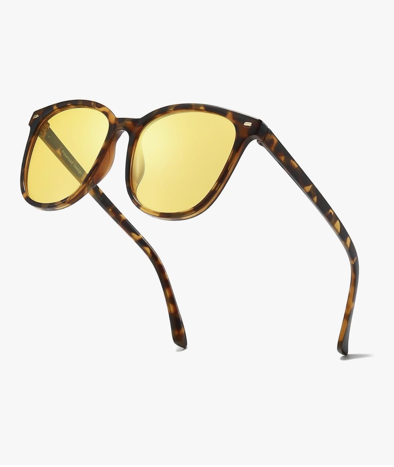 Polarized Night Vision Glasses for Women, Anti Glare Driving Vision Glasses with Yellow Lens, UV400 Protection customer photo 1