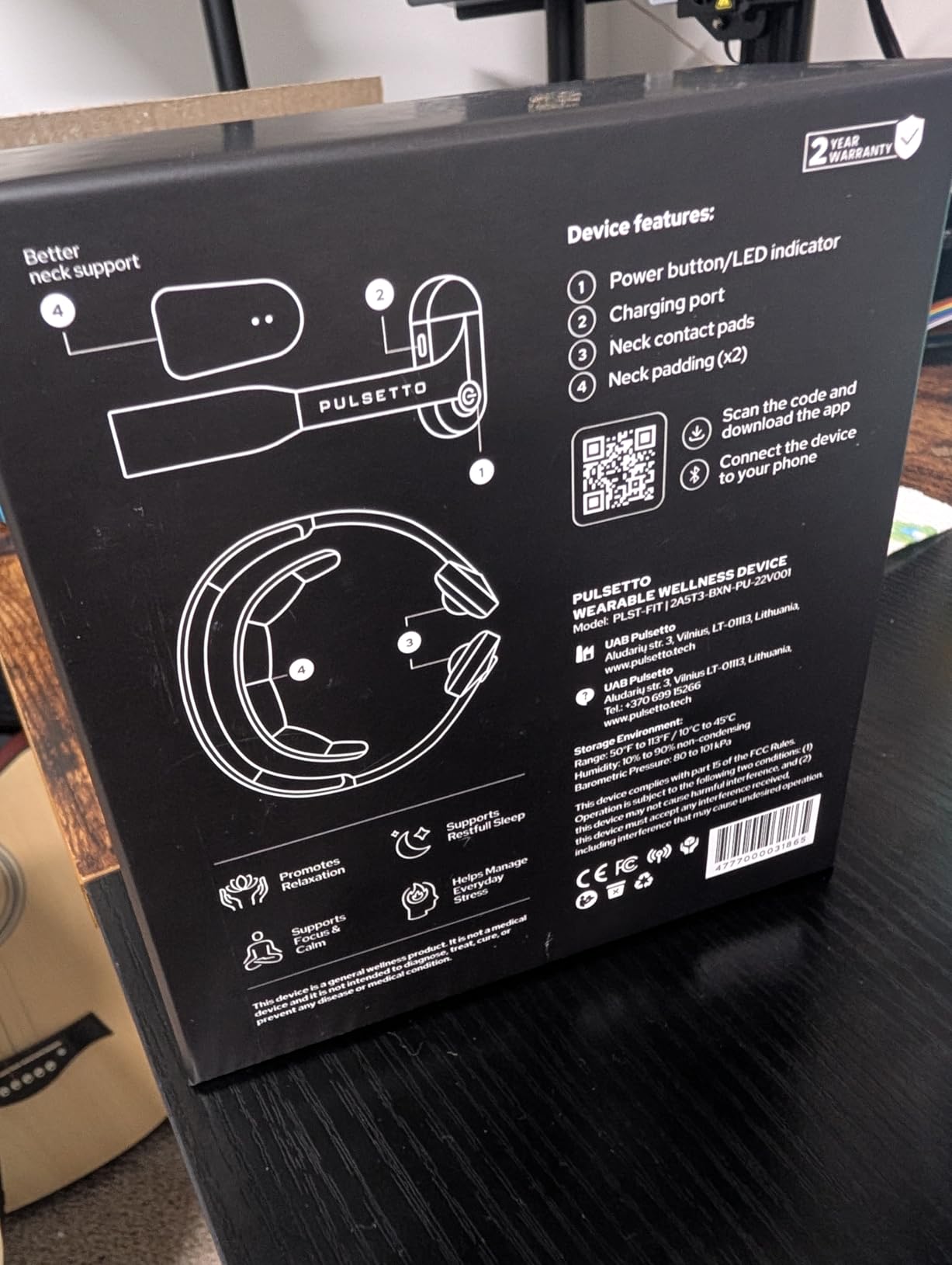 Pulsetto FIT (V2) Wellness Wearable - Relaxation, Sleep & Daily Wellness Support Device customer photo 1