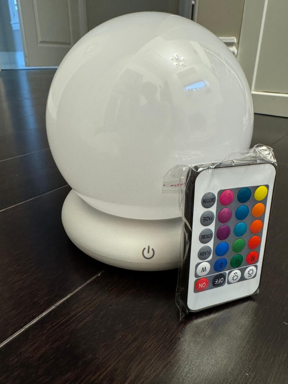 Orblux Calming Autism Sensory Light, Rechargeable Aurora Light Projector | 2-in-1 Globe Cover for Contained Sensory Effect or Open for Northern Lights Effect | Kids Night Projector, 15 Colors & Remote customer photo 1