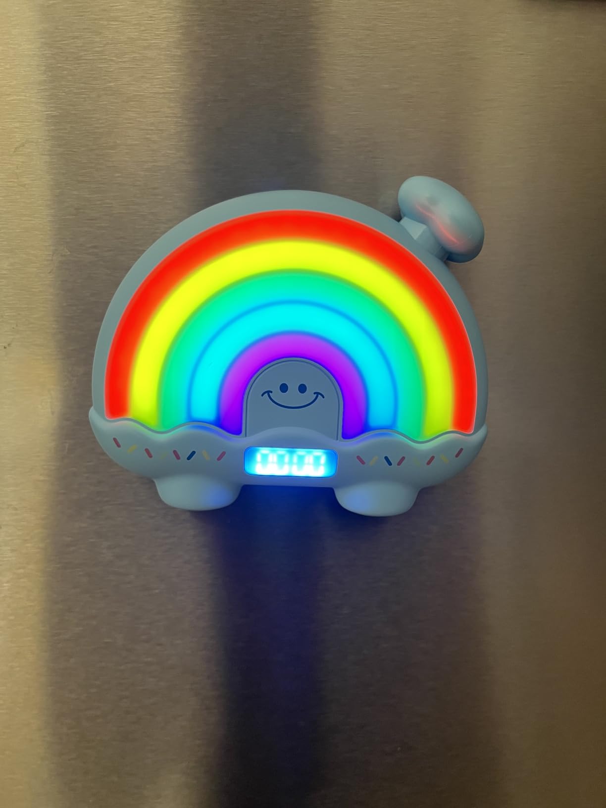 Timer Pal Rainbow Timer for Kids, Visual Timer for Kids with Night Light, Color-Changing Magnetic Visual Timer for Classroom/Calming Corner/Home (Blue) customer photo 1