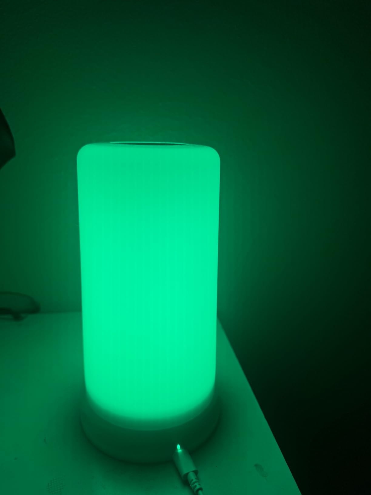 Reading Light - 520nm Green Light Therapy for Migraine, Anxiety & Headaches, Flicker-Free, Plug-in, Adjustable from Green to White Light customer photo 1