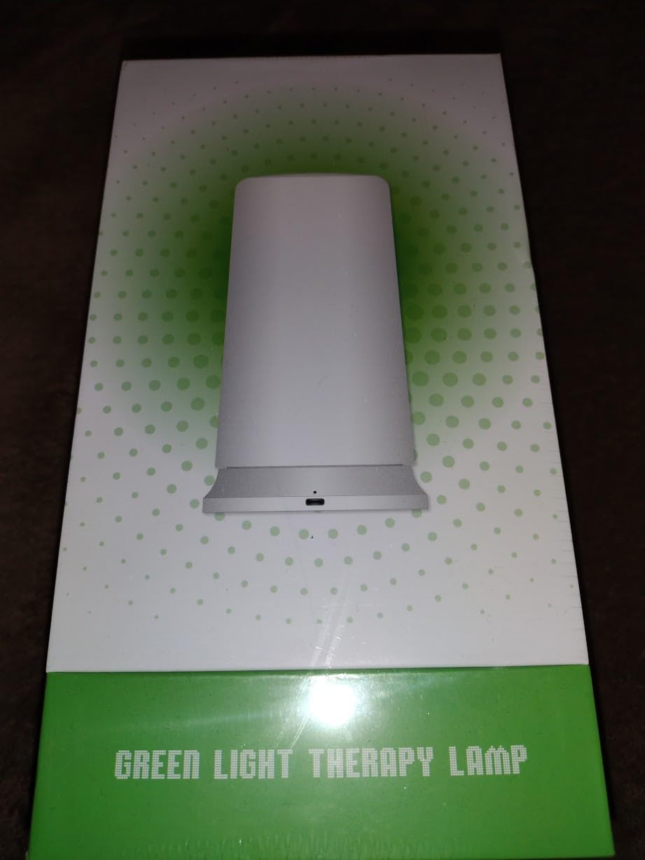 Reading Light - 520nm Green Light Therapy for Migraine, Anxiety & Headaches, Flicker-Free, Plug-in, Adjustable from Green to White Light customer photo 2