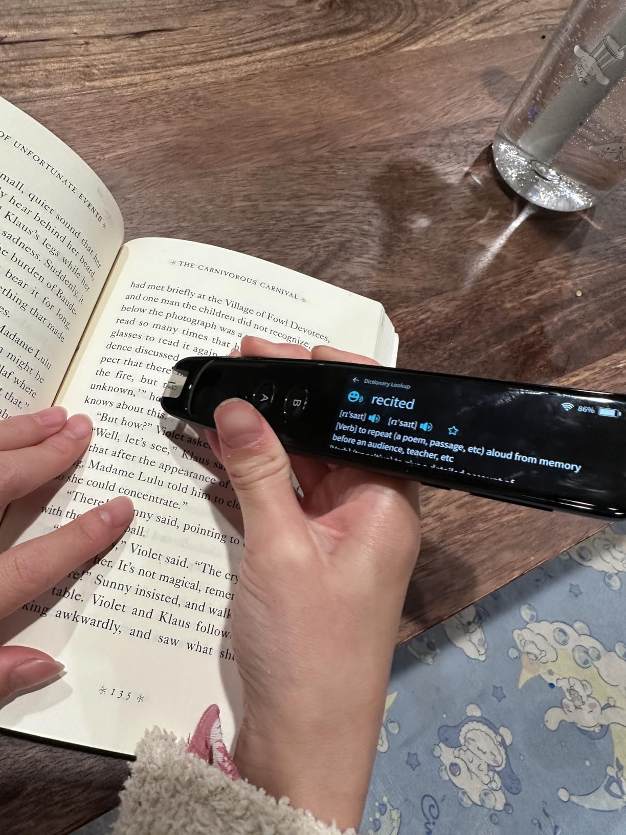 WorldPenScan AI Reader - Reading Pen with Built-in Dictionary & AI Reading Buddy for Kids | Grade-Level Reading Support | English, Spanish, Chinese | Text-to-Speech, Transcribe, Translation customer photo 1