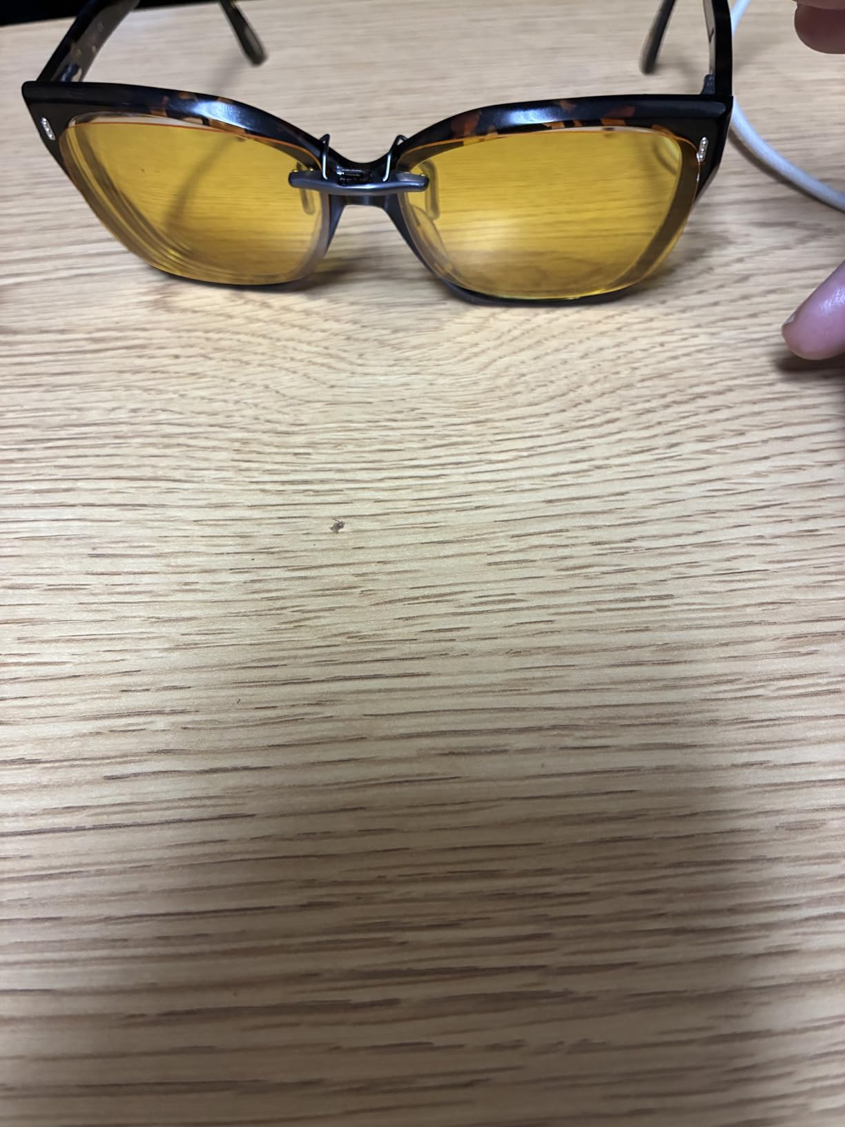 Night Driving Glasses Clip On Night Vision Glasses HD Polarized Yellow Lens Compact Fit Non-Flip Up customer photo 1