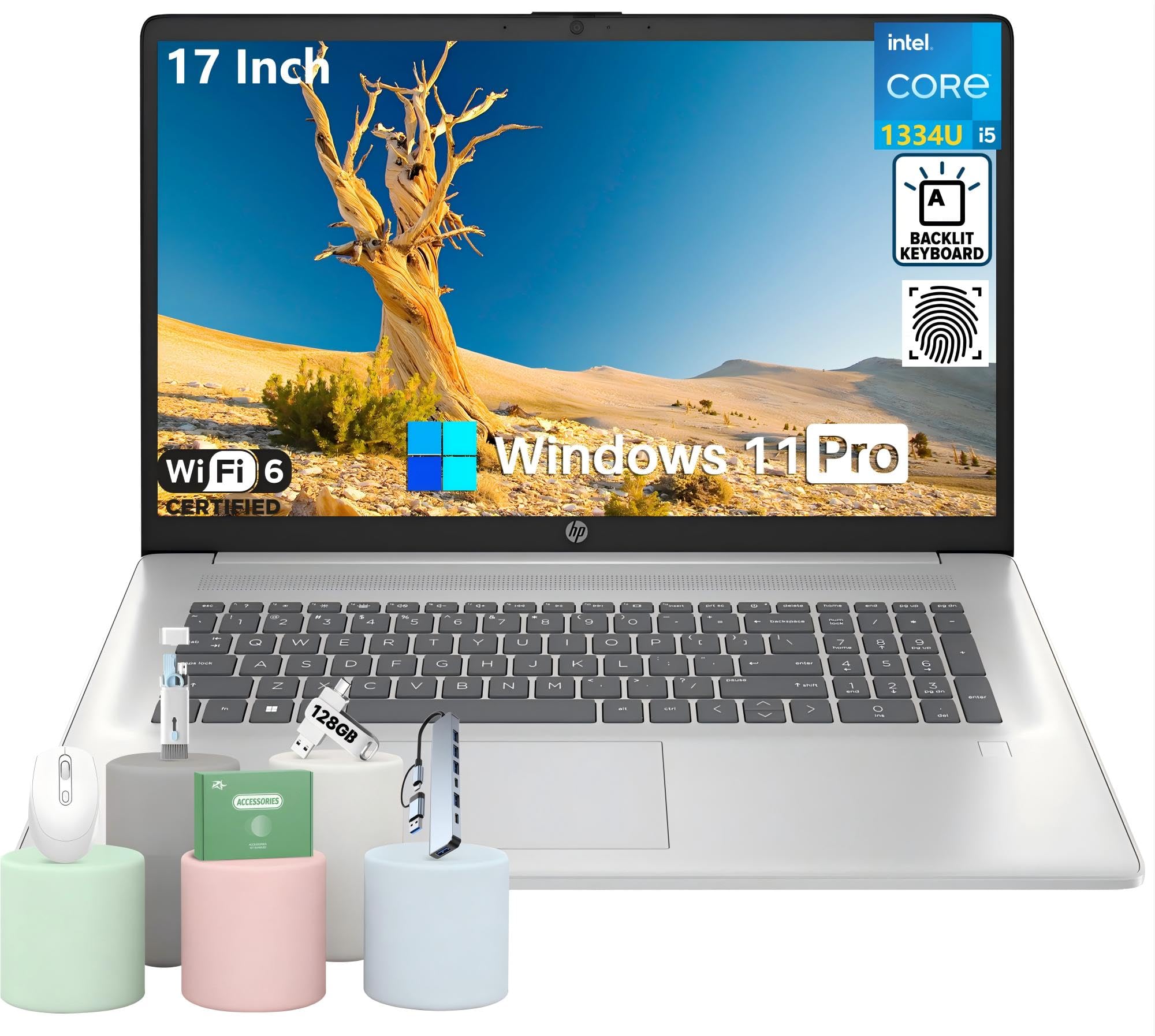 HP 17 Inch Laptop Computer for Business & Students, 17.3