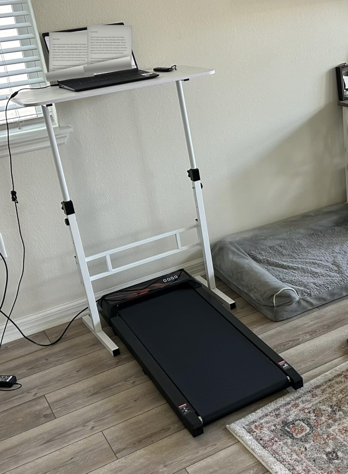 Portable Standing Desk Adjustable Height 27.5