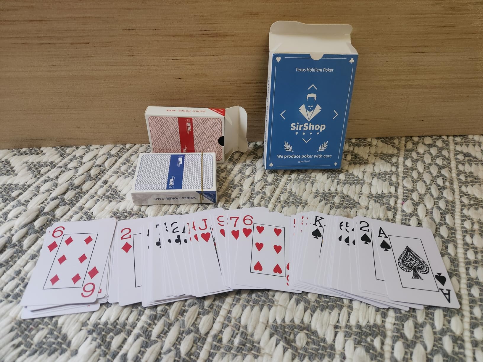Playing Cards 6 Pack, Waterproof Playing Cards, Large Playing Cards for Adults, Seniors and Low Vision People, Plastic Playing Cards for Blackjack, Euchre, Canasta and Family Game Nights customer photo 2