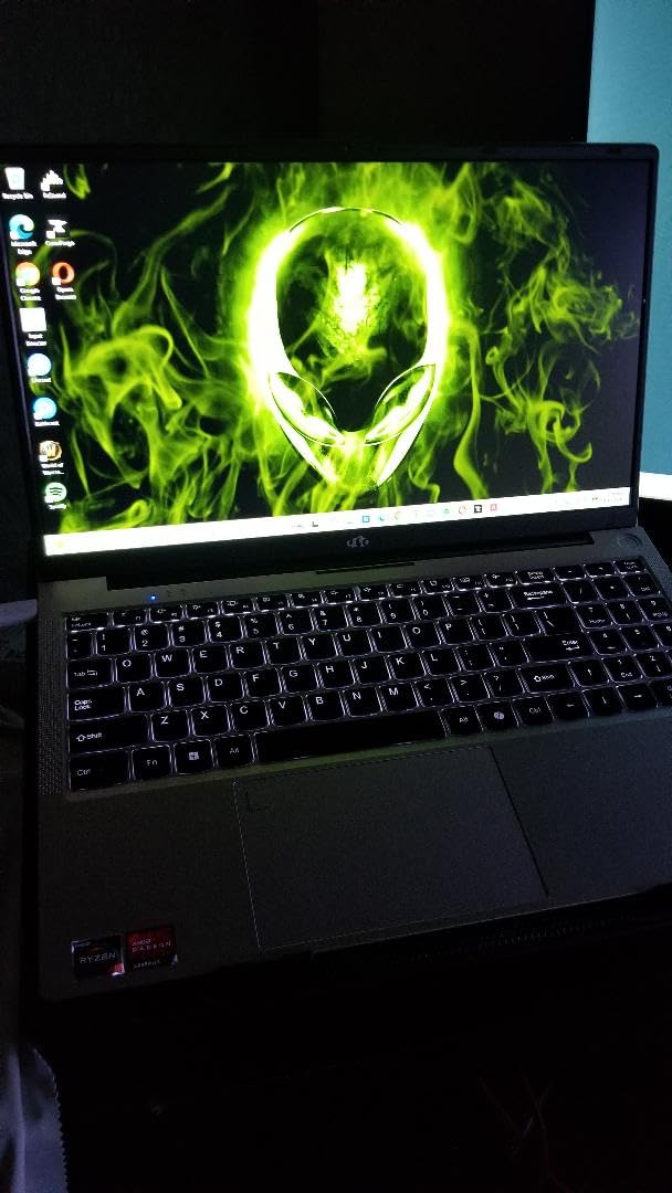 NIMO 15.6'' FHD IPS Student-Laptop-Computer - 16GB RAM 512GB SSD, AMD Ryzen 5 (Beat i5-1135G7, 4 Cores Up to 3.7GHz), 65W Type-C, 2 Years Warranty, Fingerprint, Backlit Keyboard, Wi-Fi 5, BT5.2 customer photo 1
