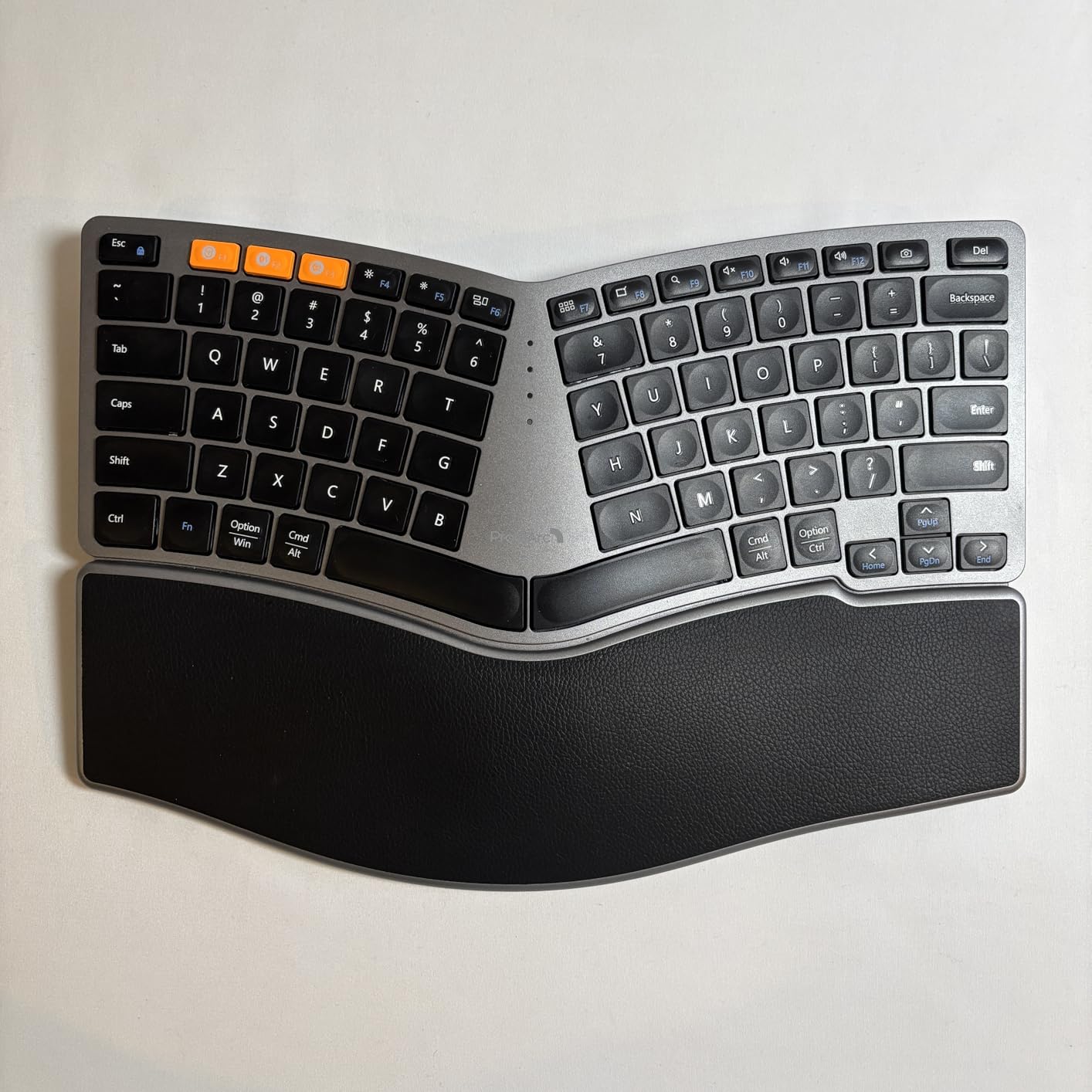 ProtoArc EK04 Mini Compact Wireless Ergonomic Keyboard, Hard Palm Rest, Multi-Device, Split Design, Rechargeable, Compatible with Windows, Mac OS customer photo 2