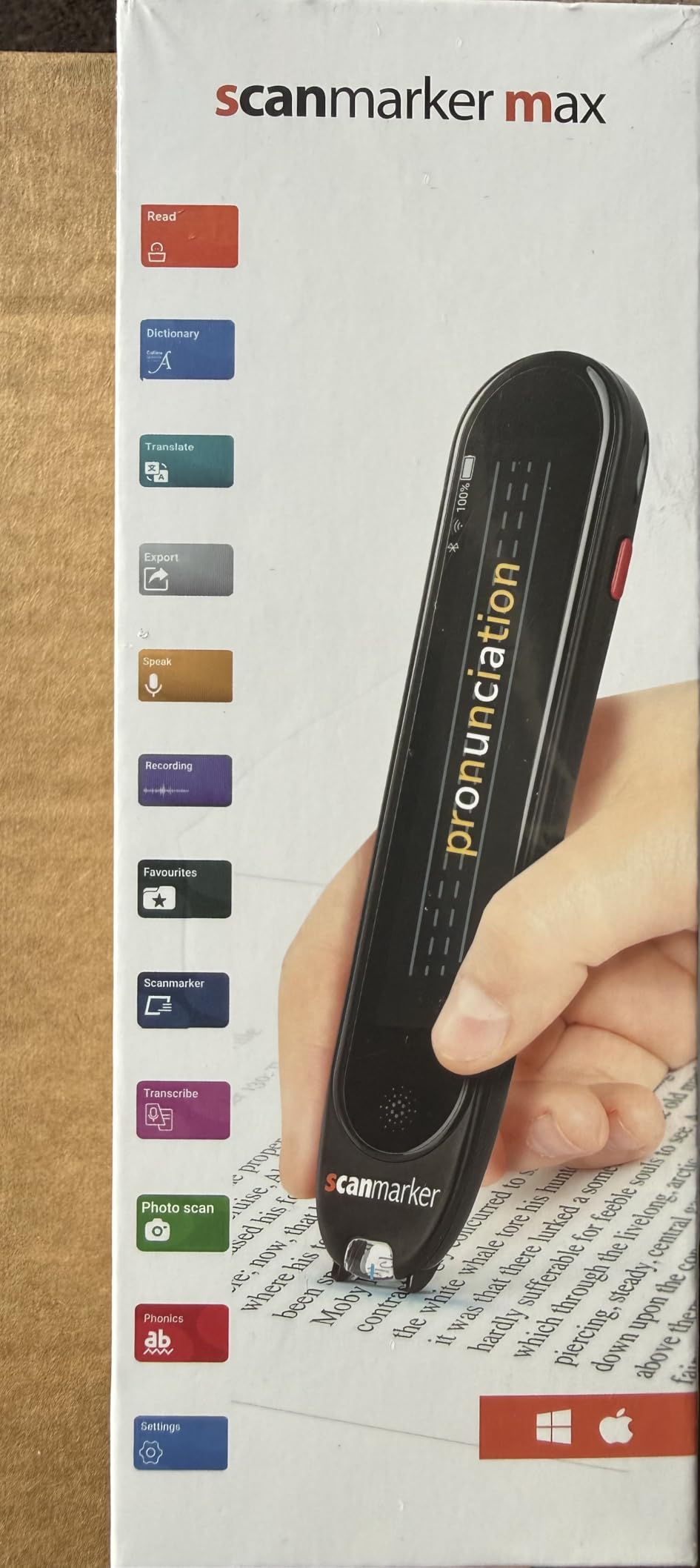 Scanmarker Max Reading Pen - Designed for Classroom Support with Phonics Assistance, Lock Function and Assistive Web App customer photo 1