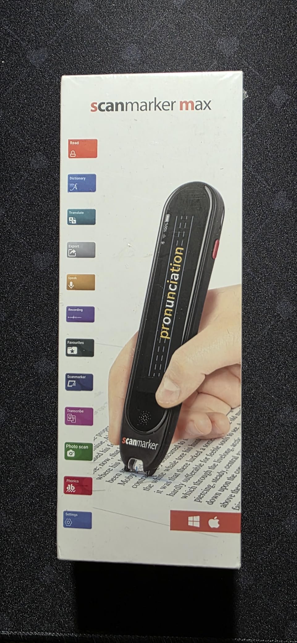 Scanmarker Max Reading Pen - Designed for Classroom Support with Phonics Assistance, Lock Function and Assistive Web App customer photo 2