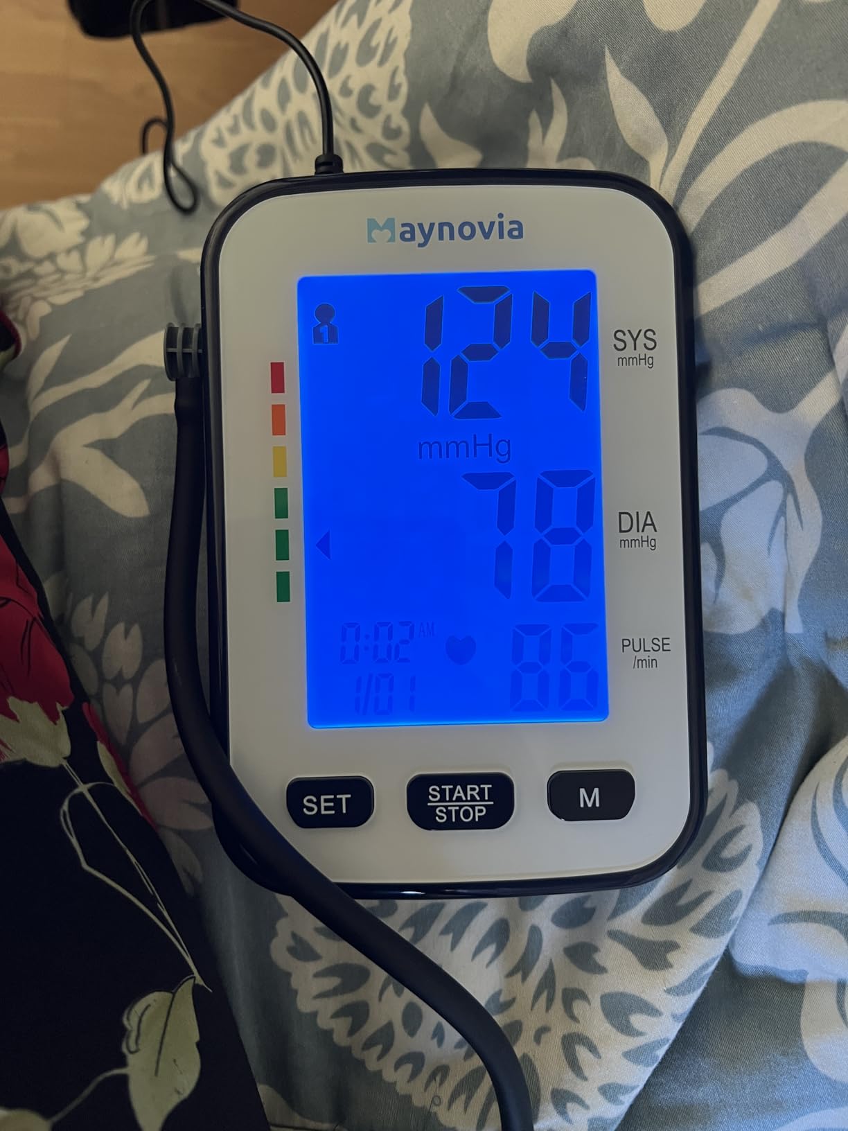 Upper Arm Blood Pressure Monitor for Home Use, Automatic Digital Blood Pressure Machine, Talking BP Monitor with English & Spanish Voice, Large Cuff 8.6