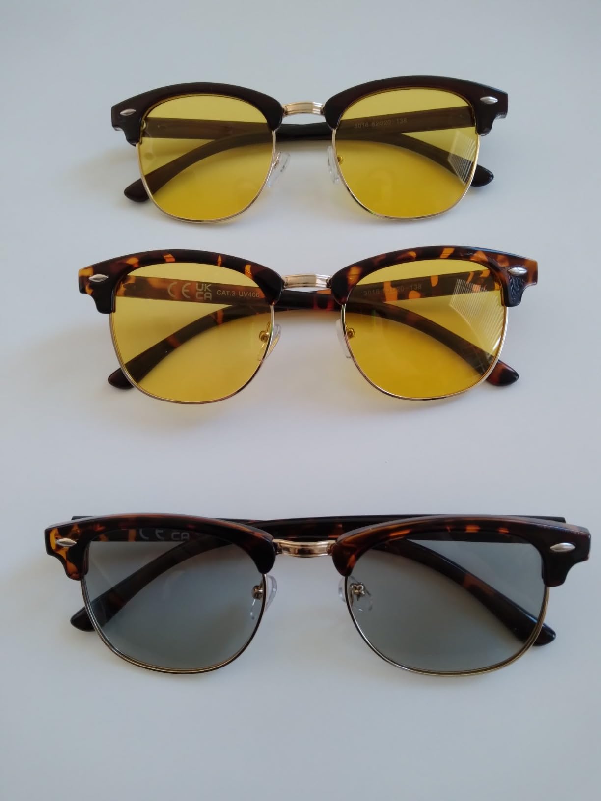 Night Driving Glasses for Men Women, Polarized Anti Glare and UV400 Protection Yellow Lens Night Vision Glasses customer photo 2