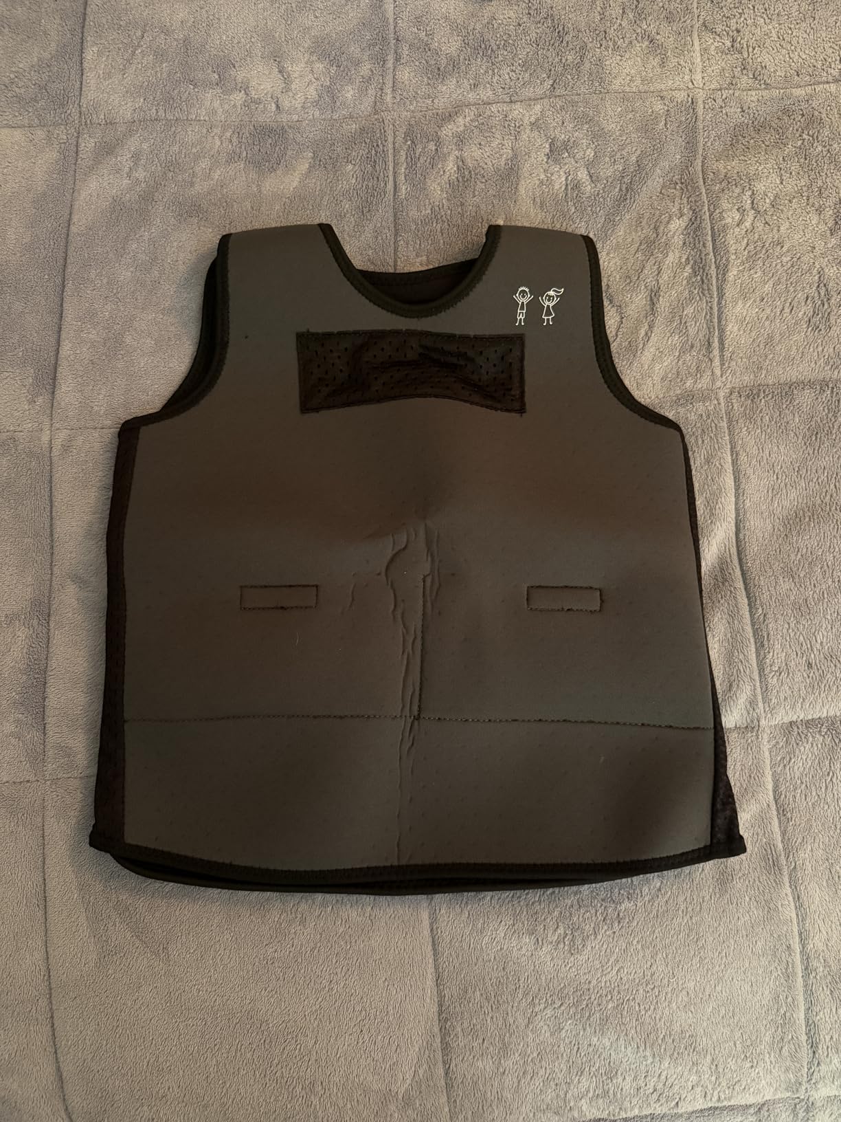 Weighted Compression Vest for Kids - Adjustable Sensory Vest with Removable Weights - Breathable Mesh Lining - Comfortable Fit for Home and Classroom customer photo 2