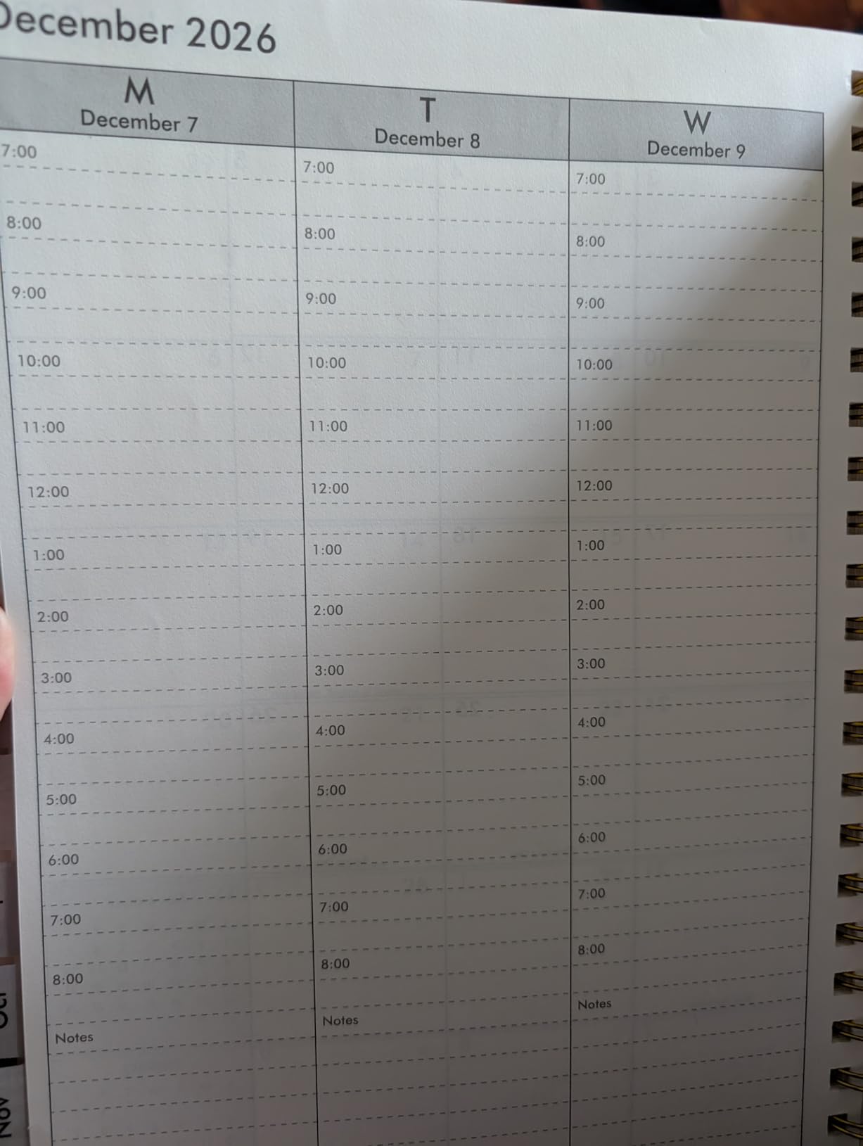 Academic Planner 2026-2027, Hardcover Leather Weekly and Monthly Calendar Planner from July 2026 - June 2027, A4 8.5