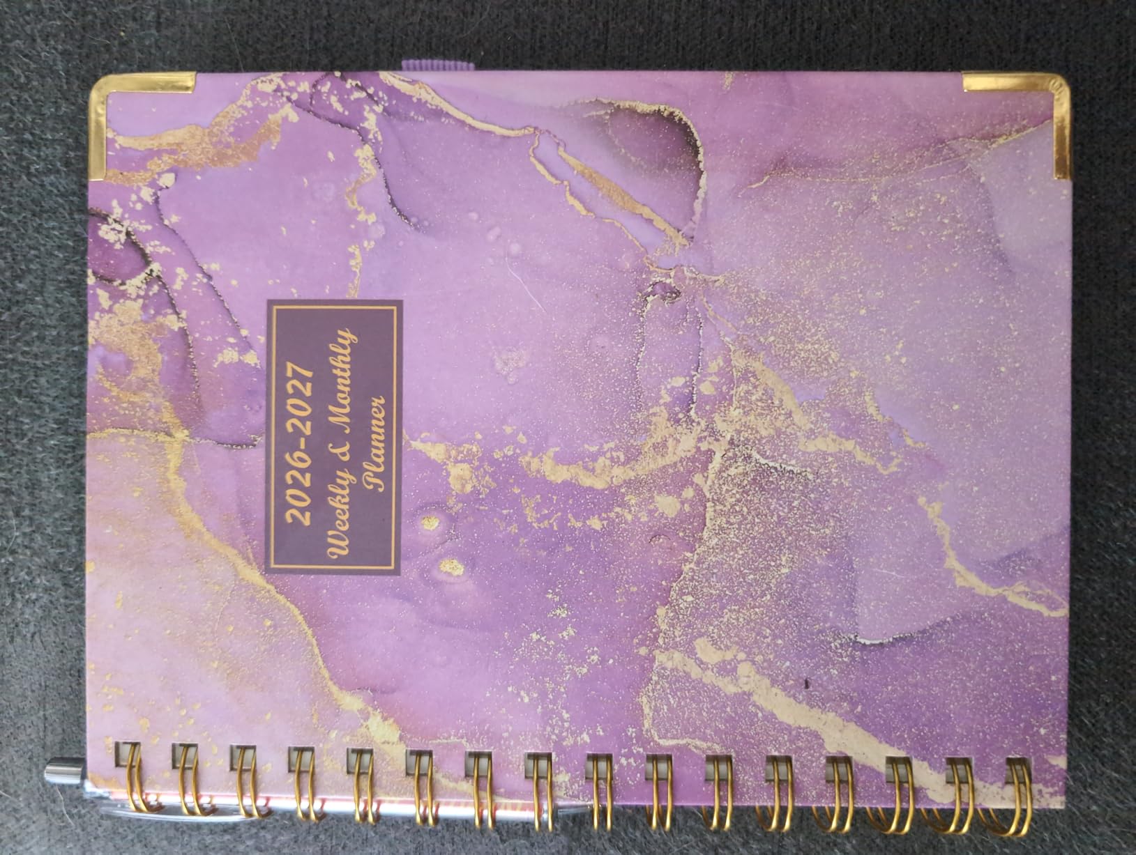 PAPERAGE Academic Planner, Weekly & Monthly Planner & Calendar, 12-Months, July 2026 - June 2027, (7