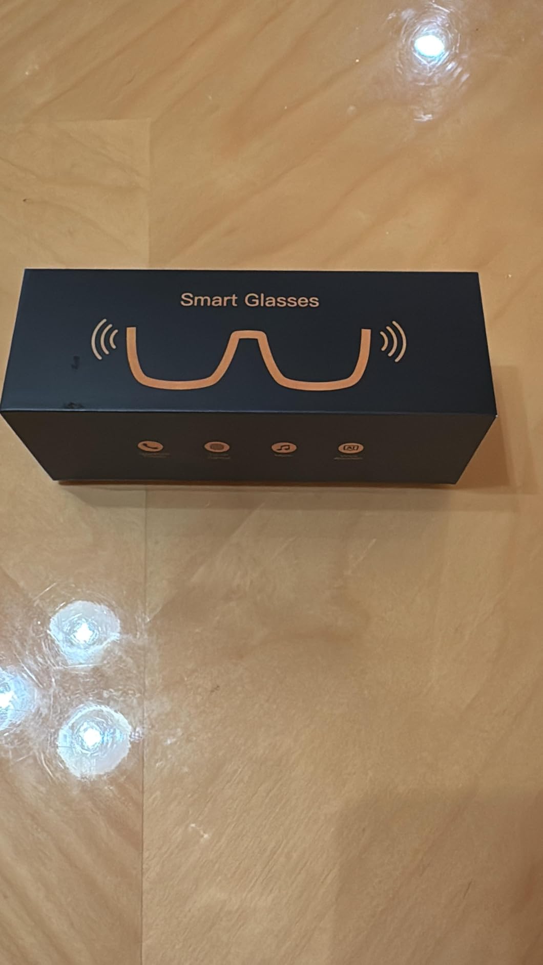 AI Smart Glasses with Camera, 4K HD Video & Photo Capture, Real-Time Translation, Recording Glasses with AI Assistant, Open-Ear Audio, Object Recognition, Bluetooth, for Travel (Transparent Lens) customer photo 2