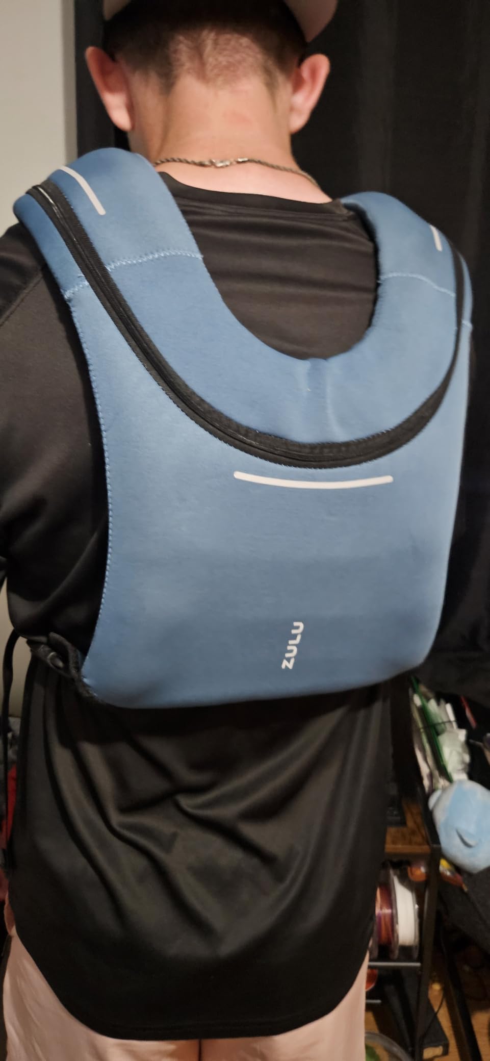 ZULU Weighted Vest Machine Washable Fresh Layer for Women & Men for Walking, Running & Strength Training, Phone Pockets, Adjustable Reflective Straps | 12lbs, 16lbs, 20lbs customer photo 2