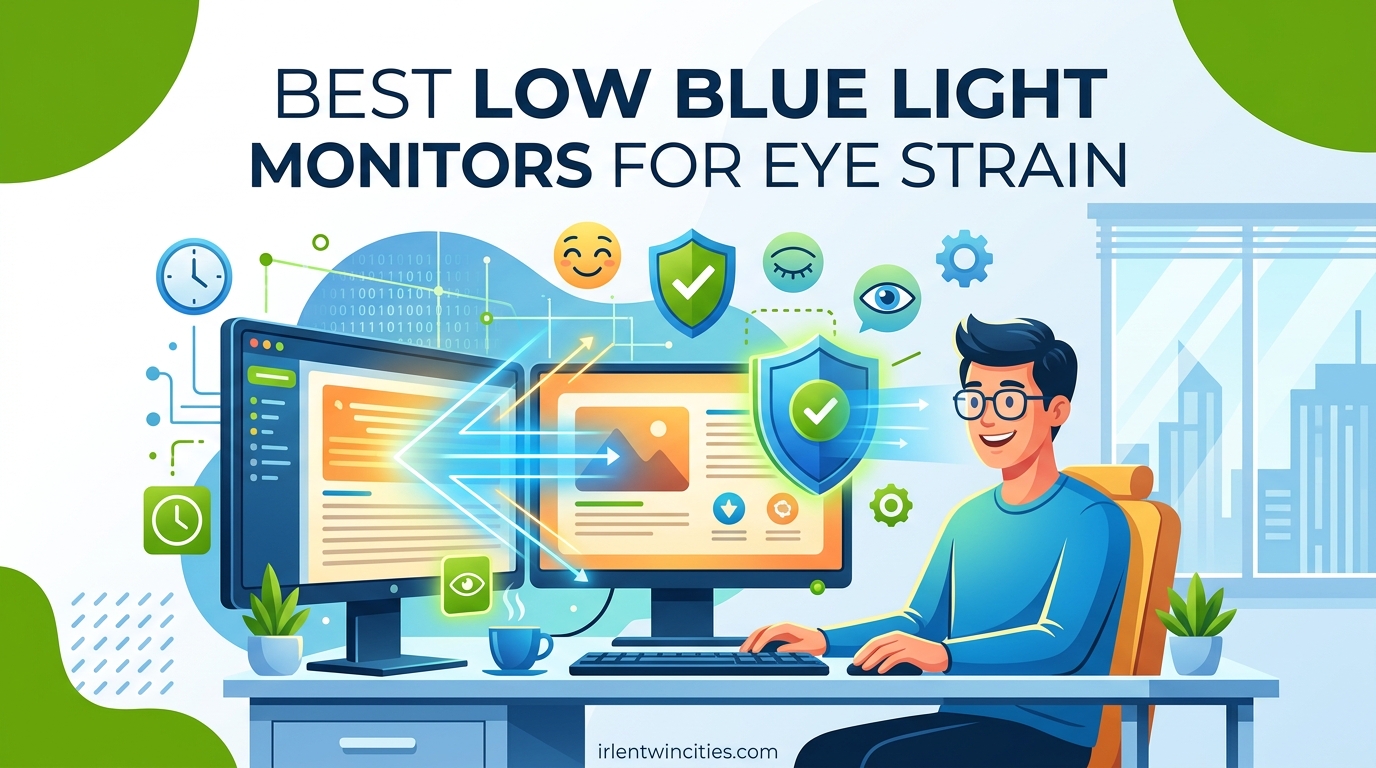 Best Low Blue Light Monitors for Eye Strain