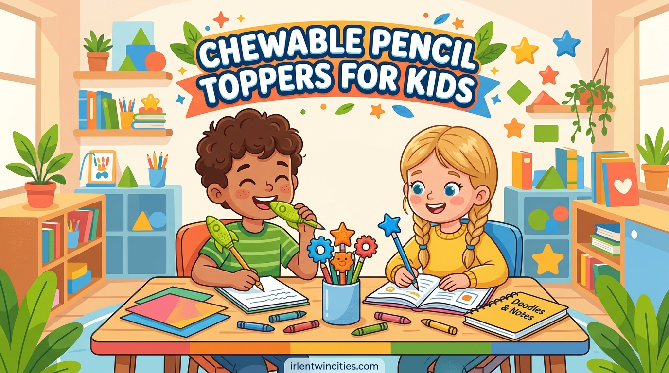 Chewable Pencil Toppers for Kids