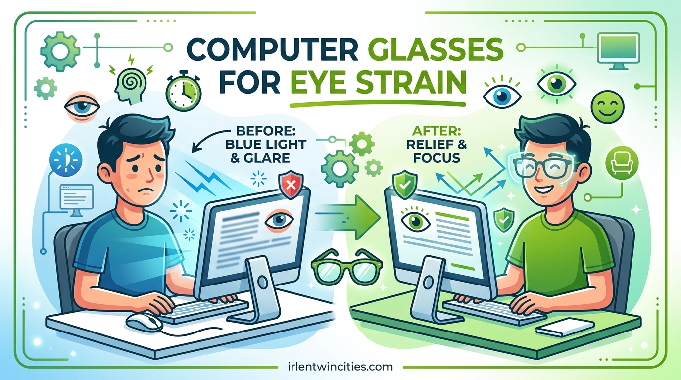 Computer Glasses for Eye Strain