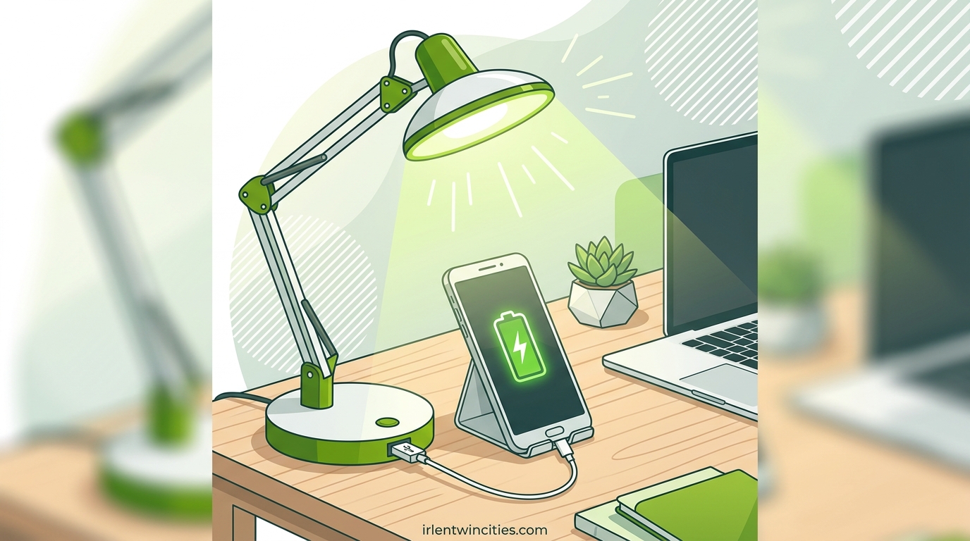 Desk Lamps with USB Charging