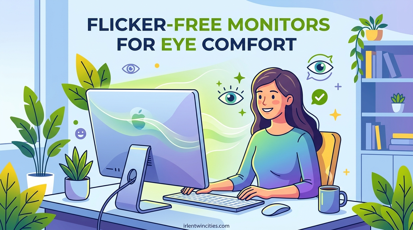 Flicker-Free Monitors for Eye Comfort