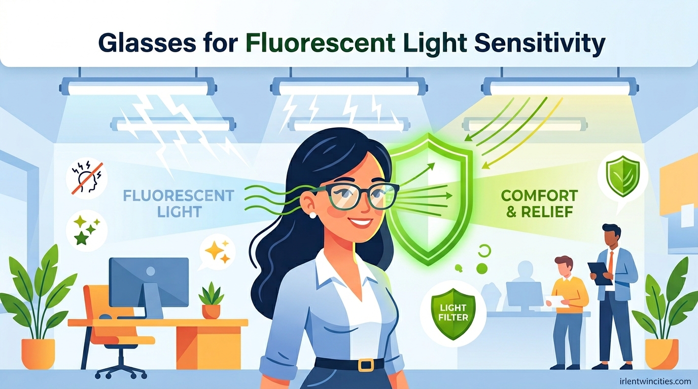 Glasses for Fluorescent Light Sensitivity