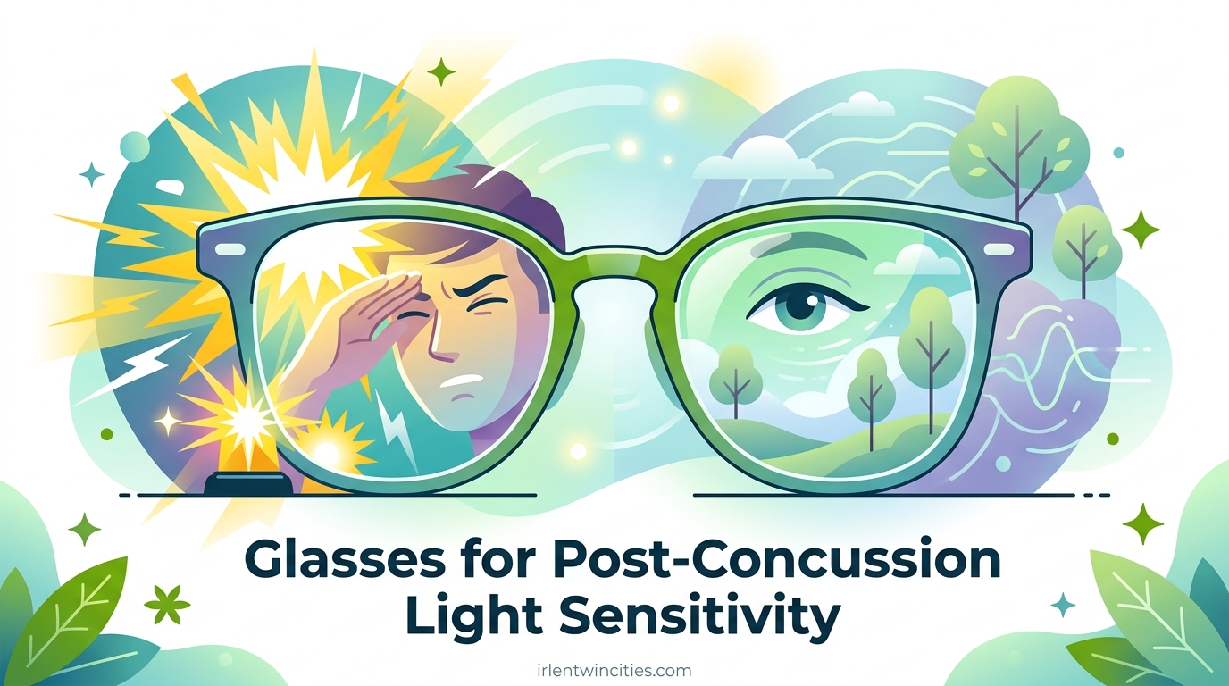 Glasses for Post-Concussion Light Sensitivity
