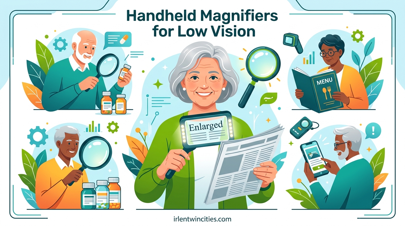 Handheld Magnifiers for Low Vision